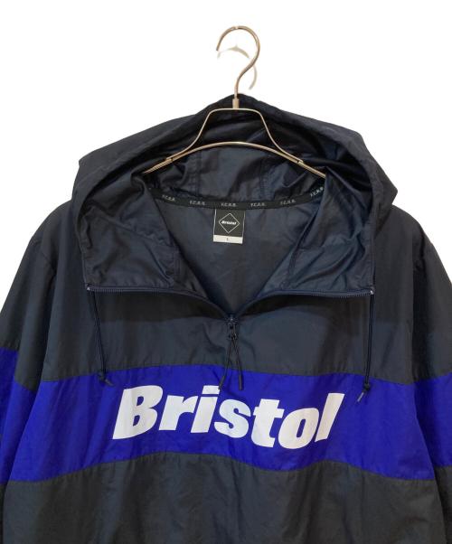 F.C.R.B.（エフシーレアルブリストル）F.C.R.B. (エフシーレアルブリストル) COLOR BLOCK ANORAK/ カラーブロックアノラック ナイロンジャケット ブラック サイズ:Lの古着・服飾アイテム