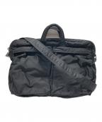 PORTERポーター）の古着「TANKER 2WAY BRIEFCASE/タンカー2WAYブリーフケース」｜ブラック