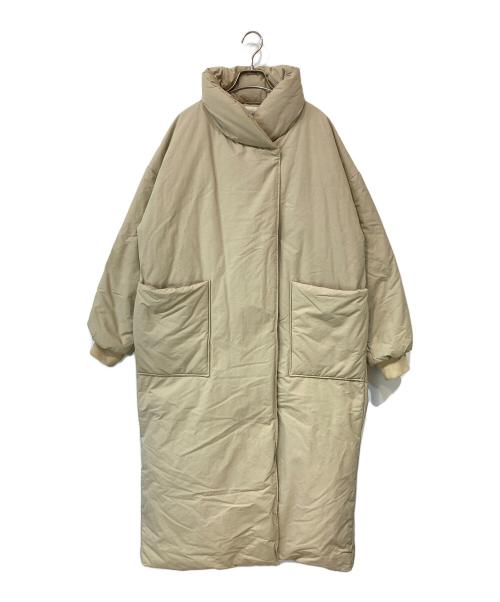 Sea Room lynn（シールームリン）Sea Room Lynn (シールームリン) Stand Collar ロングダウンコート ベージュ サイズ:Mの古着・服飾アイテム