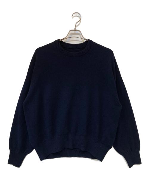 DEUXIEME CLASSE（ドゥーズィエム クラス）DEUXIEME CLASSE (ドゥーズィエム クラス) JUSPER クルーネック プルオーバー ネイビー サイズ:Ｆreeの古着・服飾アイテム