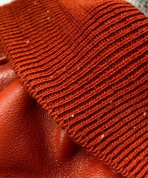 AVIREX（アヴィレックス）AVIREX (アヴィレックス) STAR SERIES 75 レザースタジャン レッド サイズ:3XLの古着・服飾アイテム