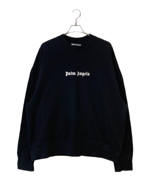 Palm Angels（パーム エンジェルス）Palm Angels (パーム エンジェルス) 23AW CLASSIC LOGO CREW SWEATSHIRTスウェット ブラック サイズ:XLの古着・服飾アイテム