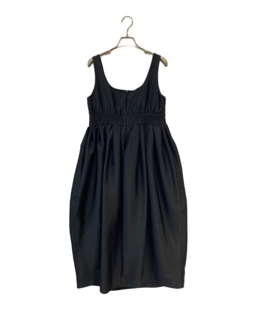 cccmalie（シーマリー）cccmalie (シーマリー) ギャザープリーツワンピース ブラック サイズ:Freeの古着・服飾アイテム