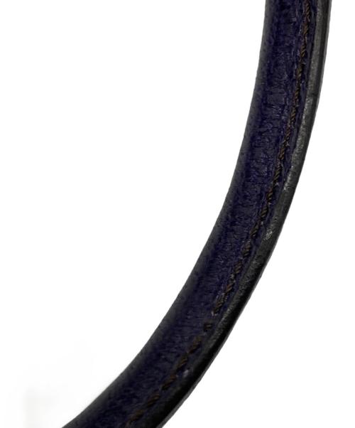 PRADA（プラダ）PRADA (プラダ) テスートナイロン×レザー ハンドバッグ カーキ×パープル サイズ:なしの古着・服飾アイテム