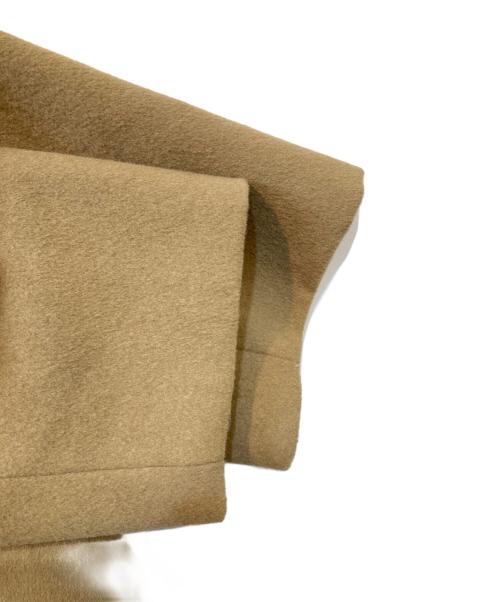 crewre（クルー）crewre (クルー) アジャスタブルウールロングコート キャメル サイズ:34の古着・服飾アイテム