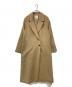crewre（クルー）の古着「アジャスタブルウールロングコート」｜キャメル