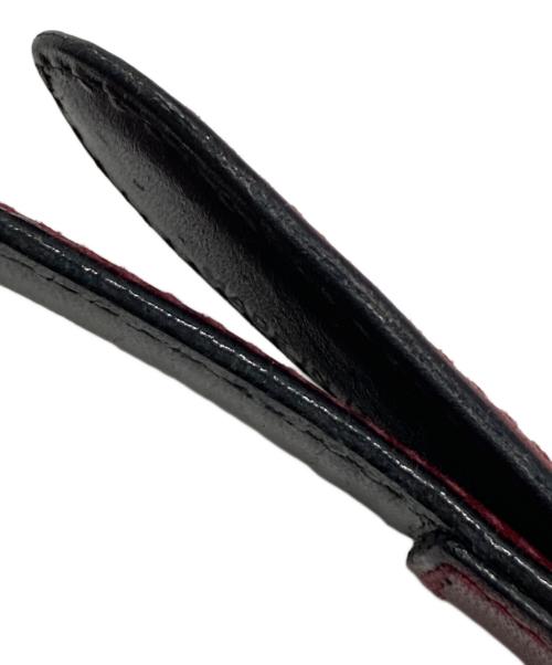 CELINE（セリーヌ）CELINE (セリーヌ) トリオンフレザーベルト ワインレッド サイズ:なしの古着・服飾アイテム