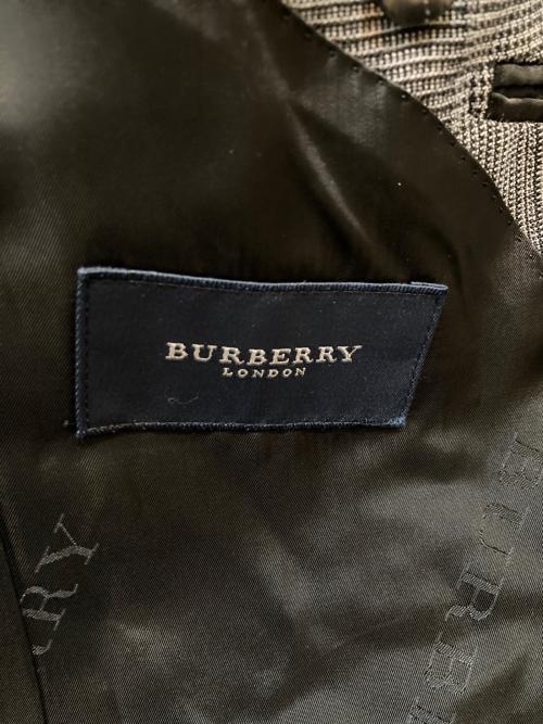 BURBERRY LONDON（バーバリーロンドン）BURBERRY LONDON (バーバリーロンドン) グレンチェック セットアップスーツ グレー サイズ:90-76-165の古着・服飾アイテム