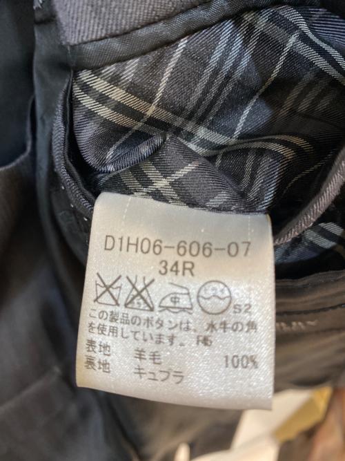 BURBERRY BLACK LABEL（バーバリーブラックレーベル）BURBERRY BLACK LABEL (バーバリーブラックレーベル) ストライプ 3ピーススーツ グレー サイズ:34Rの古着・服飾アイテム