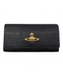 Vivienne Westwood（ヴィヴィアンウエストウッド）の古着「EXECUTIVE がま口 ロングウォレット」｜ブラック