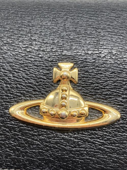 Vivienne Westwood（ヴィヴィアンウエストウッド）Vivienne Westwood (ヴィヴィアンウエストウッド) EXECUTIVE がま口 ロングウォレット ブラック サイズ:なしの古着・服飾アイテム