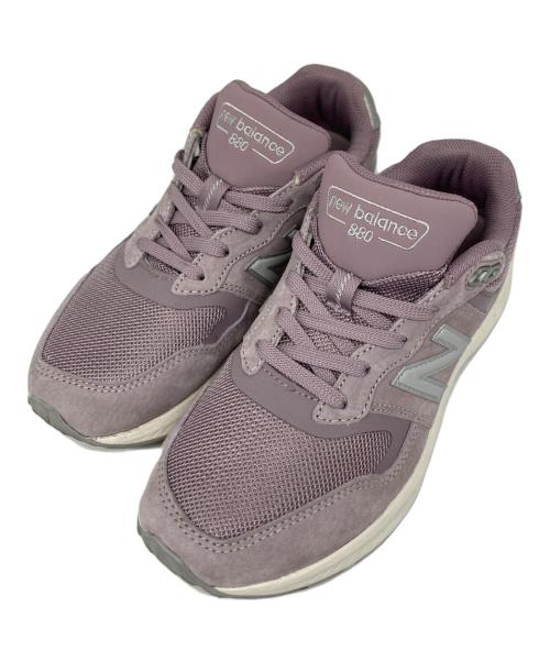 NEW BALANCE（ニューバランス）NEW BALANCE (ニューバランス) ローカットスニーカー パープル サイズ:24.5cmの古着・服飾アイテム