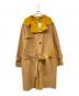 COACH（コーチ）の古着「Oversized Storm Flap Coat/オーバーサイズ ストームフラップコート」｜ベージュ