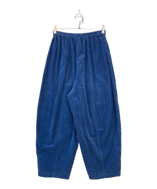 KAGURE（カグレ）KAGURE (カグレ) コーデュロイボリュームパンツ ブルー サイズ:FREEの古着・服飾アイテム