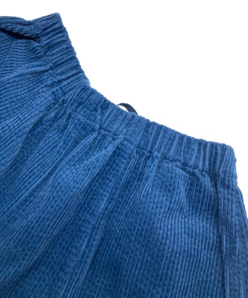 KAGURE（カグレ）KAGURE (カグレ) コーデュロイボリュームパンツ ブルー サイズ:FREEの古着・服飾アイテム
