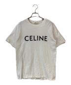 CELINEセリーヌ）の古着「ルーズTシャツ / コットンジャージー」｜エクリュ / ブラック