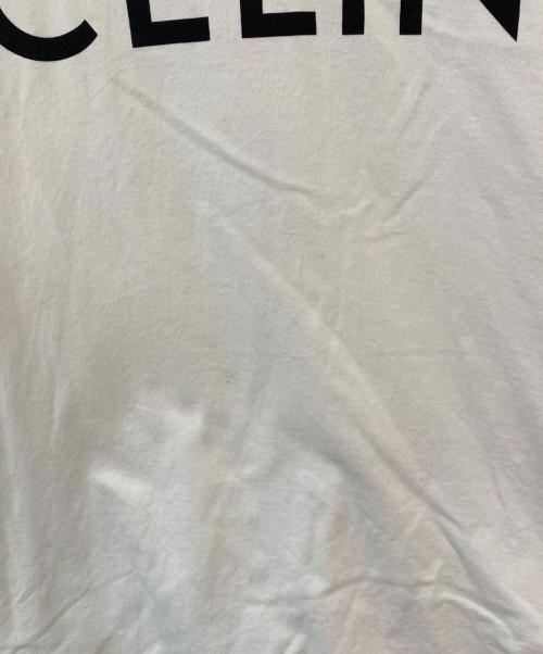 CELINE（セリーヌ）CELINE (セリーヌ) ルーズTシャツ / コットンジャージー エクリュ / ブラック サイズ:XXSの古着・服飾アイテム
