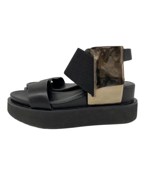 UNITED NUDE（ユナイテッドヌード）UNITED NUDE (ユナイテッドヌード) スポーツサンダル ブラック サイズ:23の古着・服飾アイテム