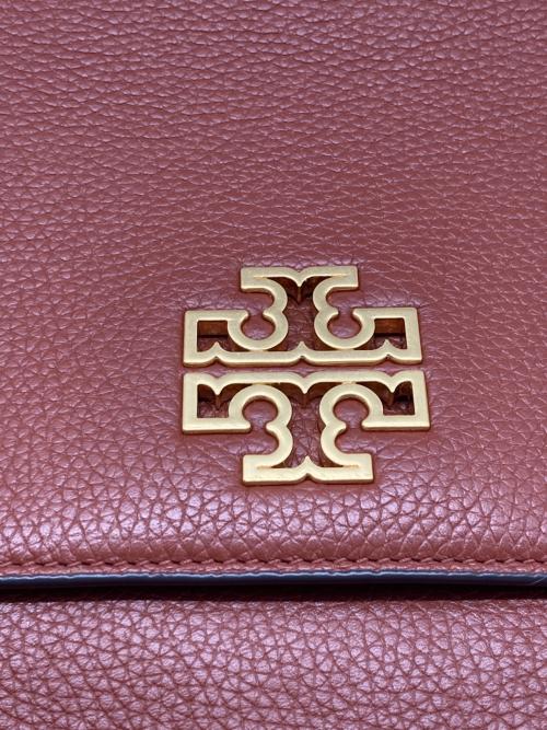 TORY BURCH（トリーバーチ）TORY BURCH (トリーバーチ) Britten Saddle Bag/ブリテンサドルバッグ ブラウン サイズ:なしの古着・服飾アイテム