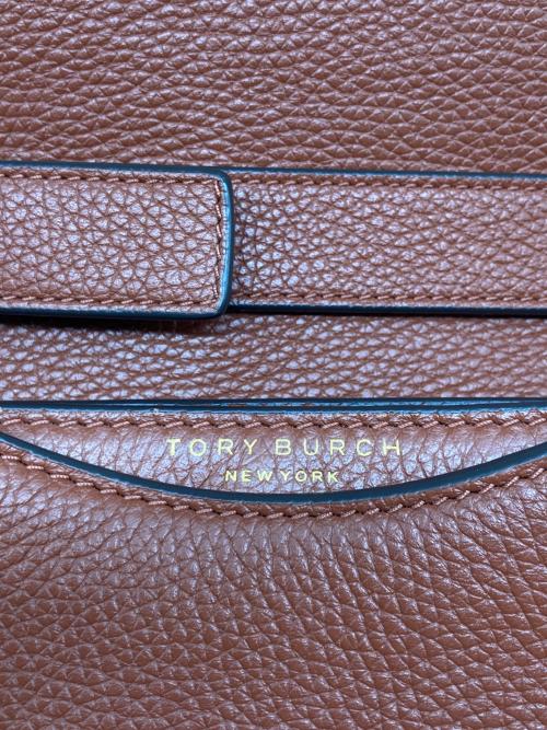 TORY BURCH（トリーバーチ）TORY BURCH (トリーバーチ) Britten Saddle Bag/ブリテンサドルバッグ ブラウン サイズ:なしの古着・服飾アイテム