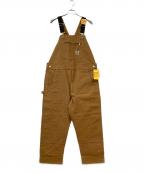 CarHarttカーハート）の古着「DUCK BIB OVERALLS」｜ブラウン