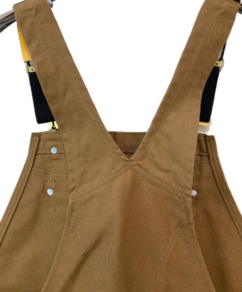 CarHartt（カーハート）CarHartt (カーハート) DUCK BIB OVERALLS ブラウン サイズ:W38 未使用品の古着・服飾アイテム