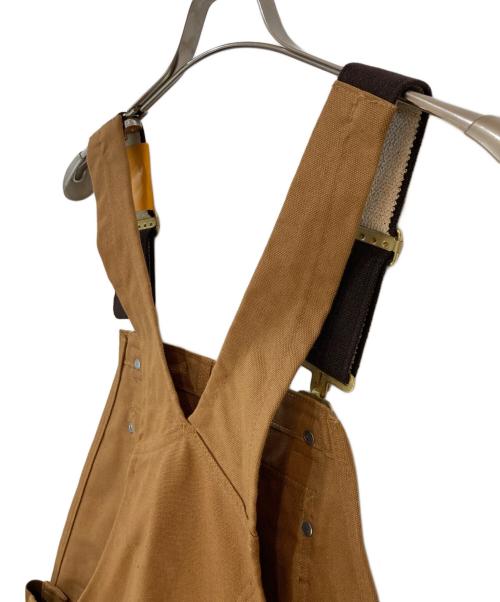 CarHartt（カーハート）CarHartt (カーハート) DUCK BIB OVERALLS ブラウン サイズ:W38 未使用品の古着・服飾アイテム