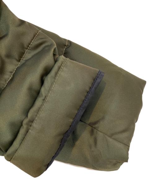 PRADA（プラダ）PRADA (プラダ) ミンクファーダウンジャケット カーキ サイズ:40の古着・服飾アイテム