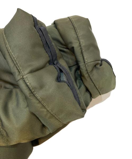 PRADA（プラダ）PRADA (プラダ) ミンクファーダウンジャケット カーキ サイズ:40の古着・服飾アイテム