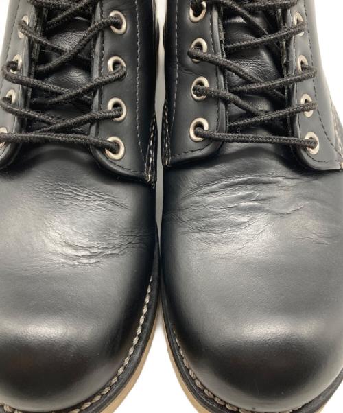 RED WING（レッドウィング）RED WING (レッドウィング) 6-inch Classic Round レースアップブーツ ブラック サイズ:24㎝の古着・服飾アイテム