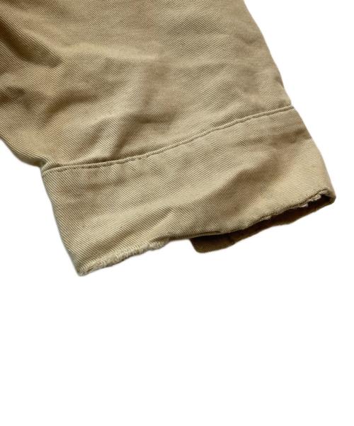 5-60s  VINTAGE（ビンテージ）5-60s 　VINTAGE (ビンテージ) 5-60s ジップアップジャケット ベージュ サイズ:40の古着・服飾アイテム