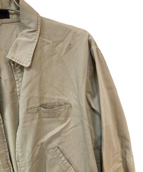 5-60s  VINTAGE（ビンテージ）5-60s 　VINTAGE (ビンテージ) 5-60s ジップアップジャケット ベージュ サイズ:40の古着・服飾アイテム