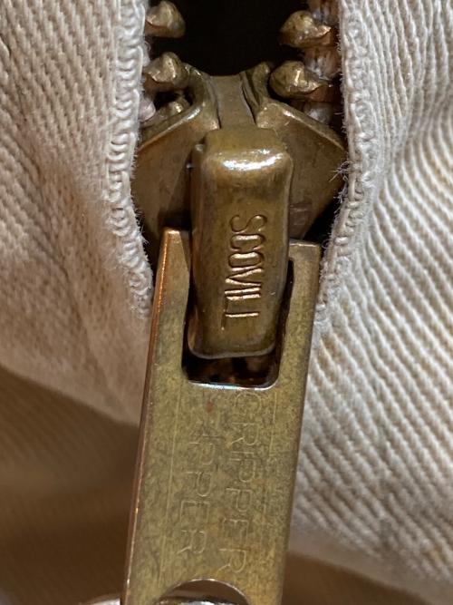 5-60s  VINTAGE（ビンテージ）5-60s 　VINTAGE (ビンテージ) 5-60s ジップアップジャケット ベージュ サイズ:40の古着・服飾アイテム