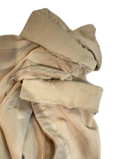 5-60s  VINTAGE（ビンテージ）5-60s 　VINTAGE (ビンテージ) 5-60s ジップアップジャケット ベージュ サイズ:40の古着・服飾アイテム