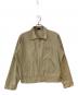 5-60s 　VINTAGE（ビンテージ）の古着「5-60s ジップアップジャケット」｜ベージュ