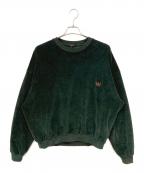 SEASON 5シーズン5）の古着「ワンポイントベロアスウェット」｜グリーン