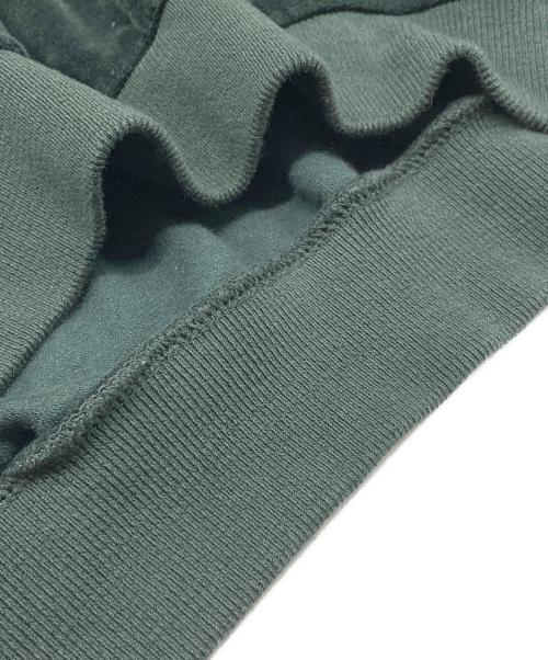 SEASON 5（シーズン5）SEASON 5 (シーズン5) ワンポイントベロアスウェット グリーン サイズ:Lの古着・服飾アイテム
