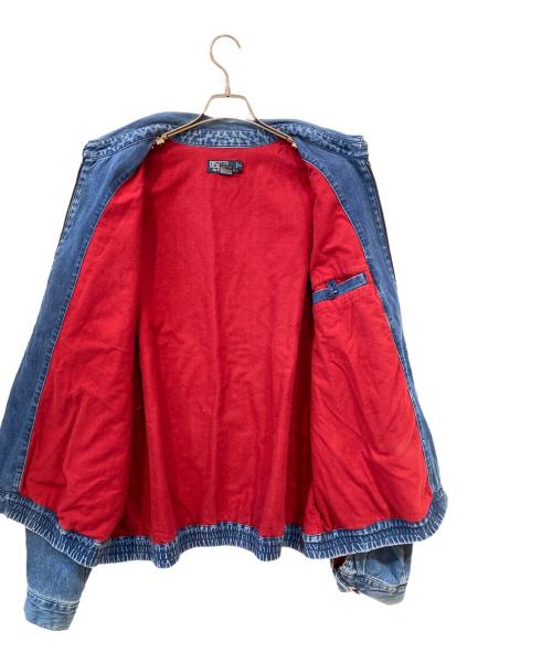 POLO RALPH LAUREN（ポロ・ラルフローレン）POLO RALPH LAUREN (ポロ・ラルフローレン) 90s 裏地付 デニムスイングトップ インディゴ サイズ:XXLの古着・服飾アイテム