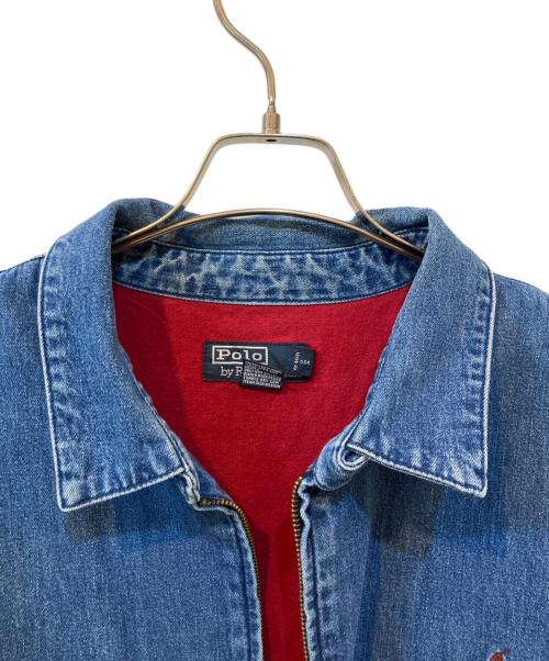 POLO RALPH LAUREN（ポロ・ラルフローレン）POLO RALPH LAUREN (ポロ・ラルフローレン) 90s 裏地付 デニムスイングトップ インディゴ サイズ:XXLの古着・服飾アイテム