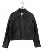 COACHコーチ）の古着「ラムレザージャケット」｜ブラック