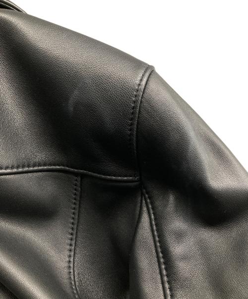 COACH（コーチ）COACH (コーチ) ラムレザージャケット ブラック サイズ:Sの古着・服飾アイテム
