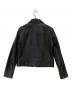 COACH (コーチ) ラムレザージャケット ブラック サイズ:S：30000円