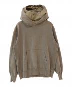 REMI RELIEFレミレリーフ）の古着「ダウンフード付きパーカー」｜ベージュ