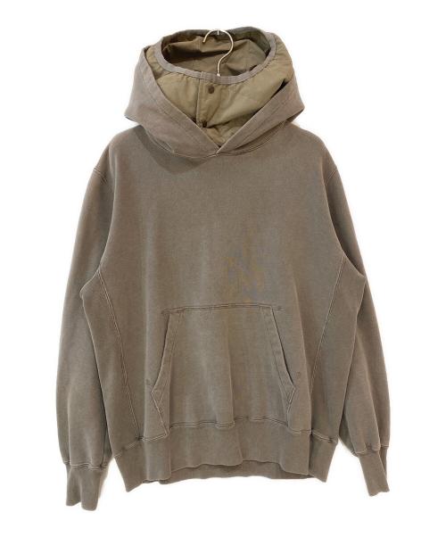 REMI RELIEF（レミレリーフ）REMI RELIEF (レミレリーフ) ダウンフード付きパーカー ベージュ サイズ:Freeの古着・服飾アイテム