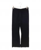 MUSE de Deuxieme Classeミューズ ドゥーズィエム クラス）の古着「SMOOTH KNIT パンツ」｜ブラック