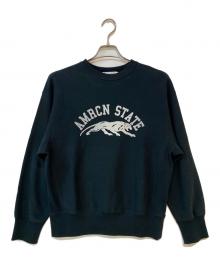 Americana（アメリカーナ）の古着「AMRCN STATE SWEAT」｜ブラック