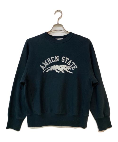 Americana（アメリカーナ）Americana (アメリカーナ) AMRCN STATE SWEAT ブラック サイズ:Mの古着・服飾アイテム