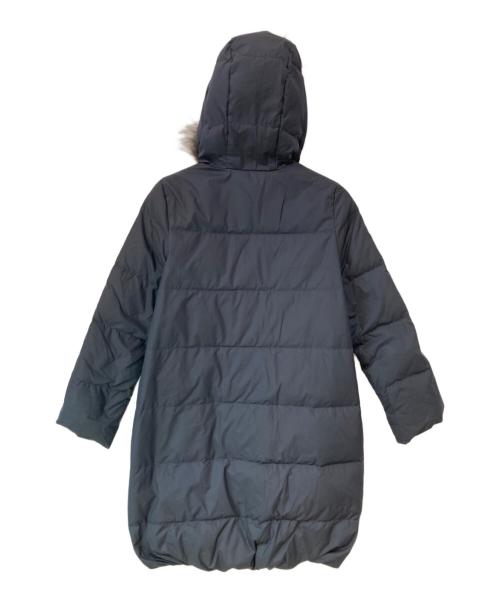 NANO BASE（ナノベース）NANO BASE (ナノベース) ファー付ダウンコート ネイビー サイズ:36の古着・服飾アイテム