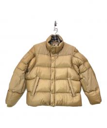 BURBERRY（バーバリー）の古着「デタッチャブルスリーブ ダウンンジャケット」｜ベージュ