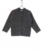 FRAY IDフレイ アイディー）の古着「ダブルフェイスコーディガン」｜グレー